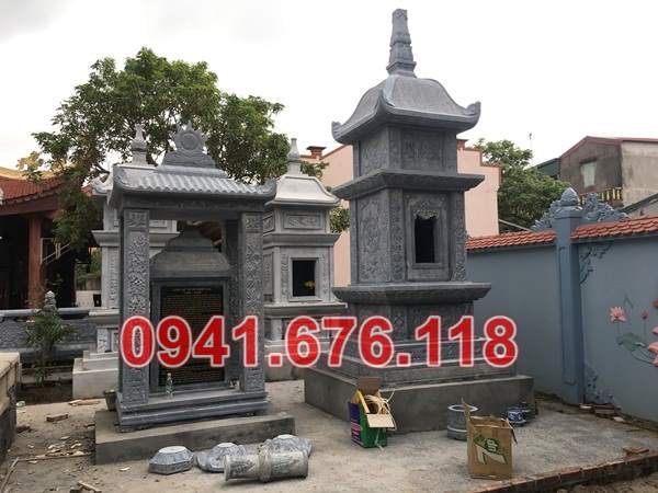12456 Mẫu tháp tro cốt đá đẹp bán gia lai