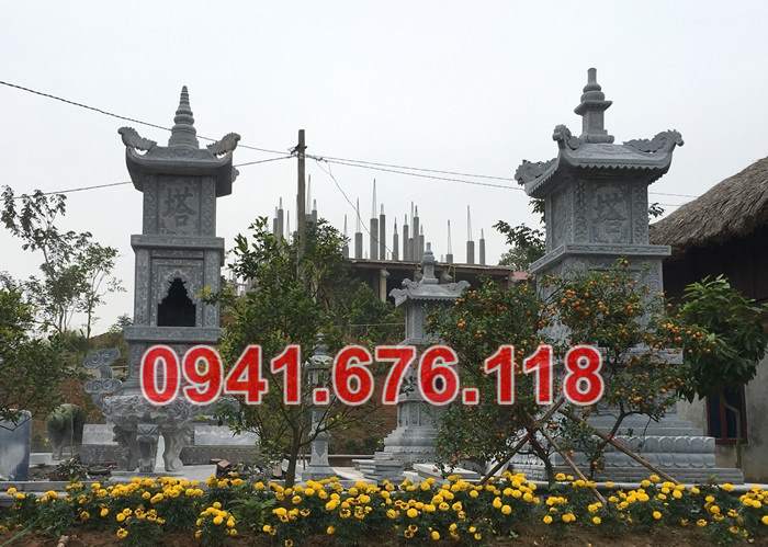 12456 Mẫu tháp tro cốt đá đẹp bán gia lai