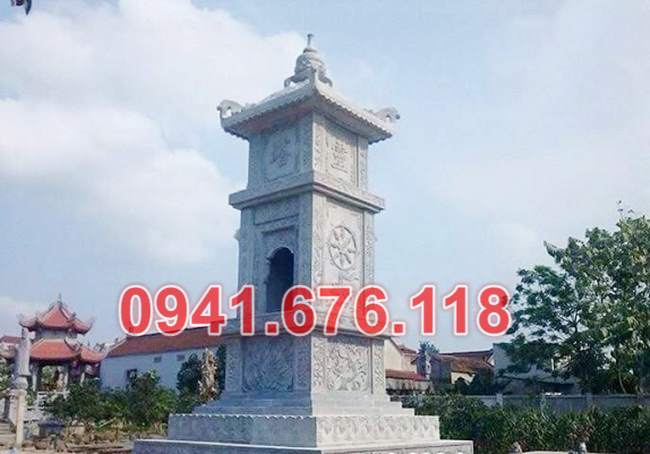 41256 Mẫu tháp tro cốt đá đẹp bán kon tum