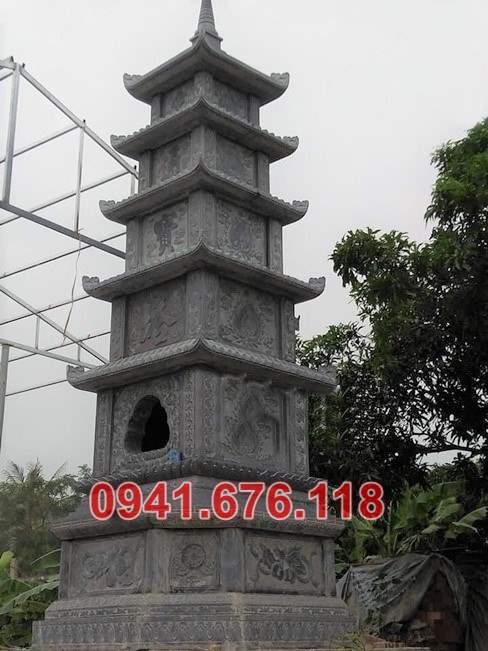 41256 Mẫu tháp tro cốt đá đẹp bán kon tum
