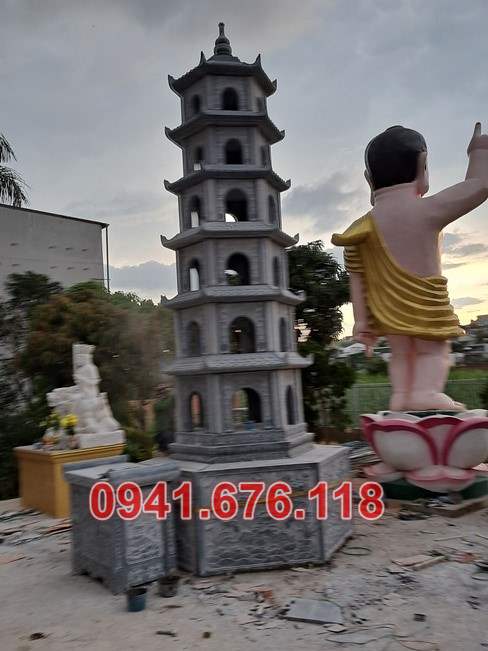 125489 Mẫu tháp đá tro cốt đẹp bán phú yên