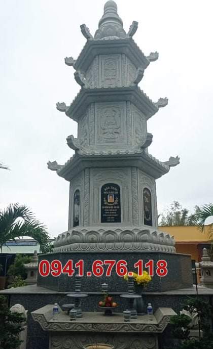125489 Mẫu tháp đá tro cốt đẹp bán phú yên
