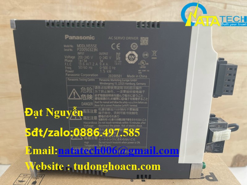 MDDLN55SE bộ điều khiển công suất 1.5kw chính hãng Panasonic