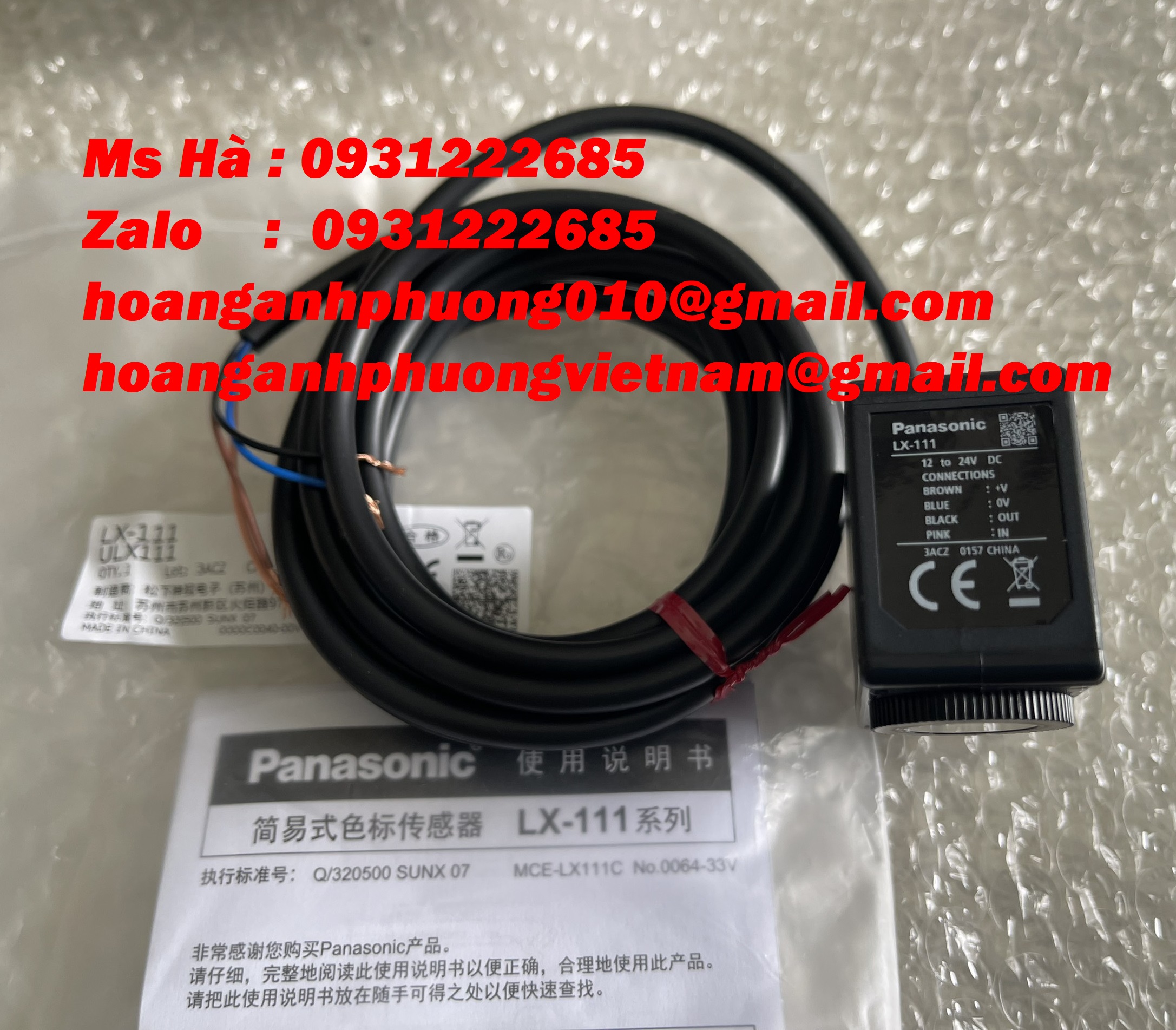 Cảm biến phát hiện vạch màu panasonic LX-111