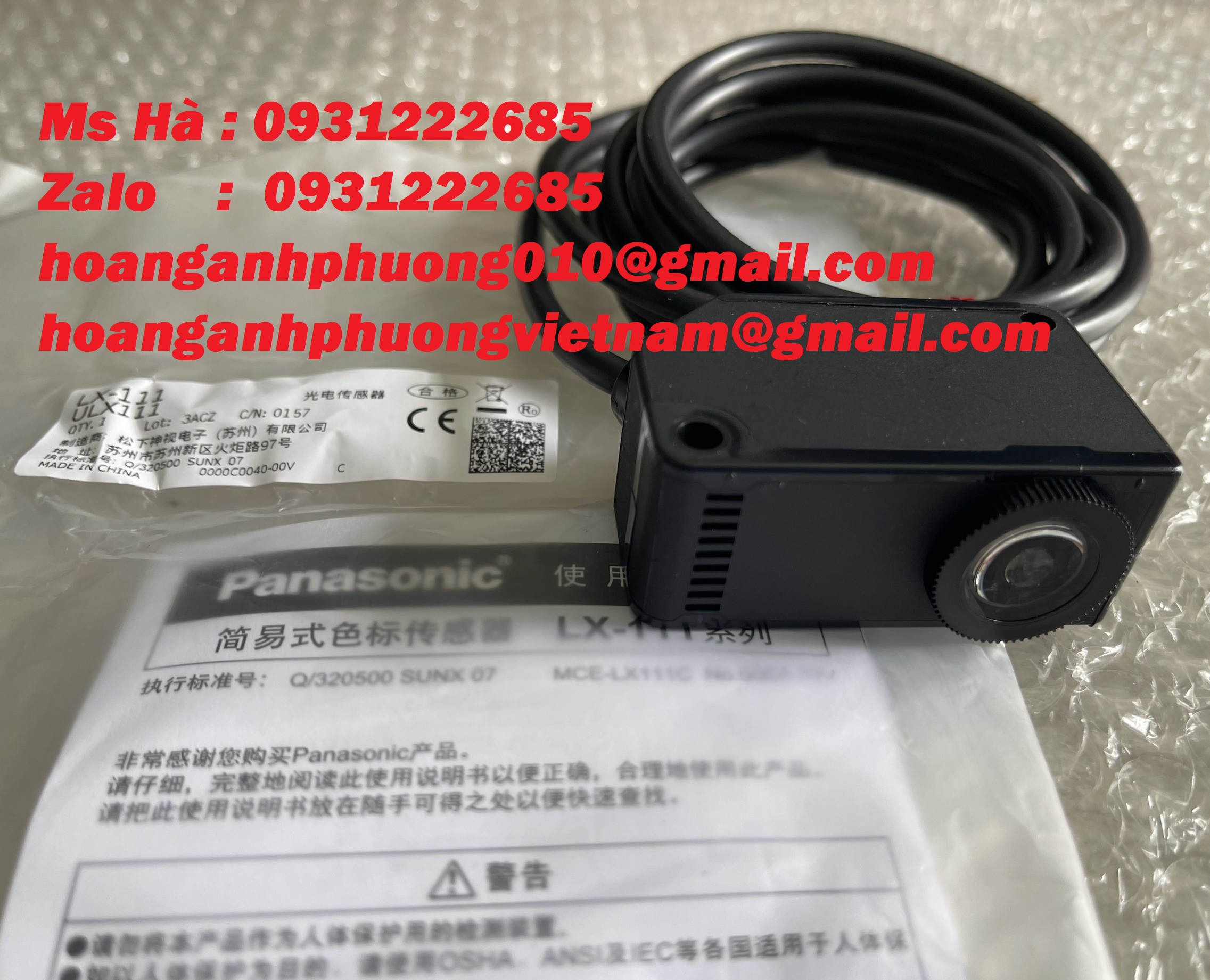 Cảm biến phát hiện vạch màu panasonic LX-111