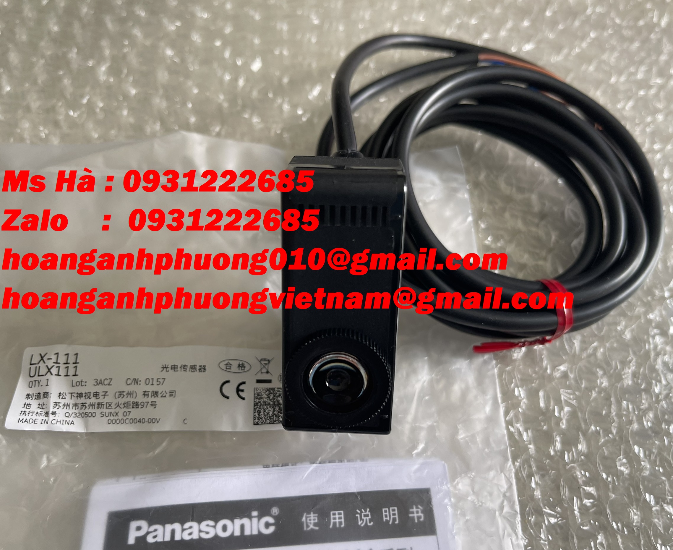 Cảm biến phát hiện vạch màu panasonic LX-111