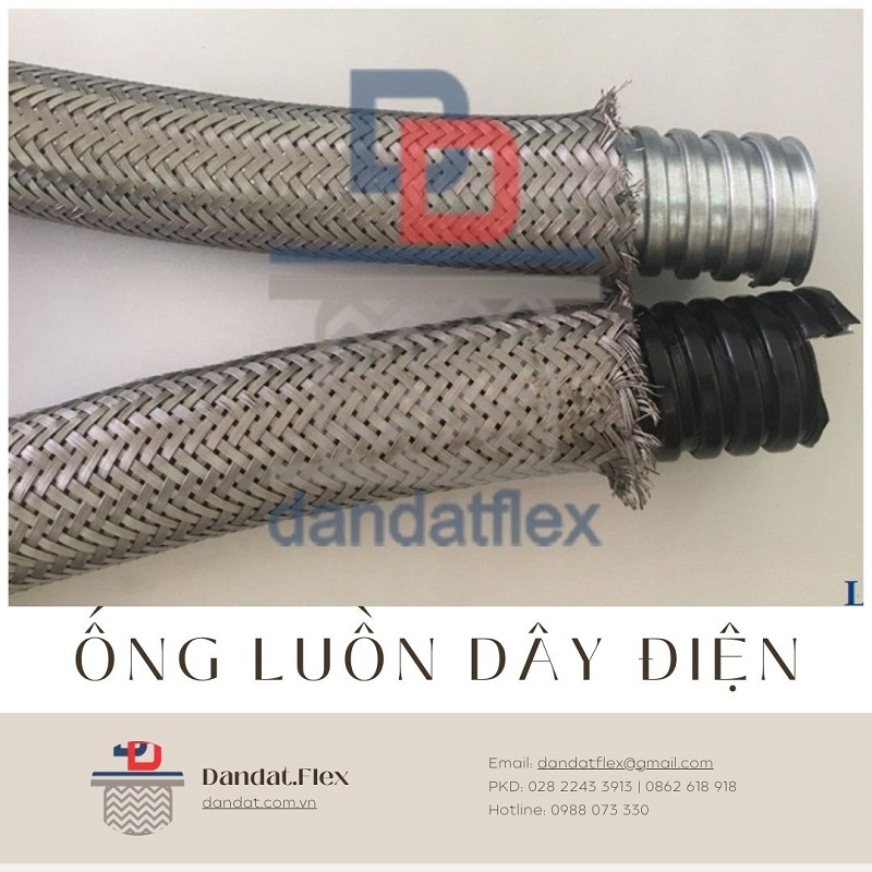 Ống ruột gà lõi thép, ống luồn dây điện, ống luồn dây điện bọc nhựa
