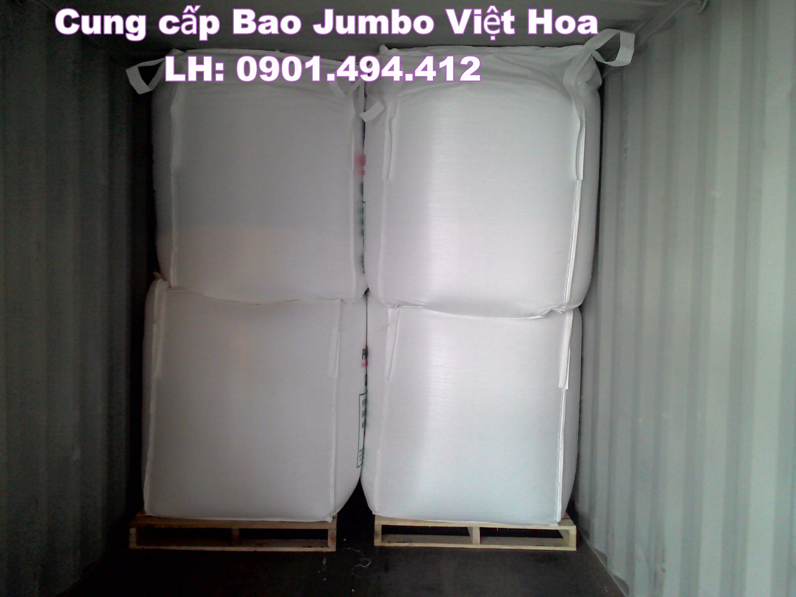 Bao Jumbo 1 tấn đựng hạt cà phê xuất khẩu