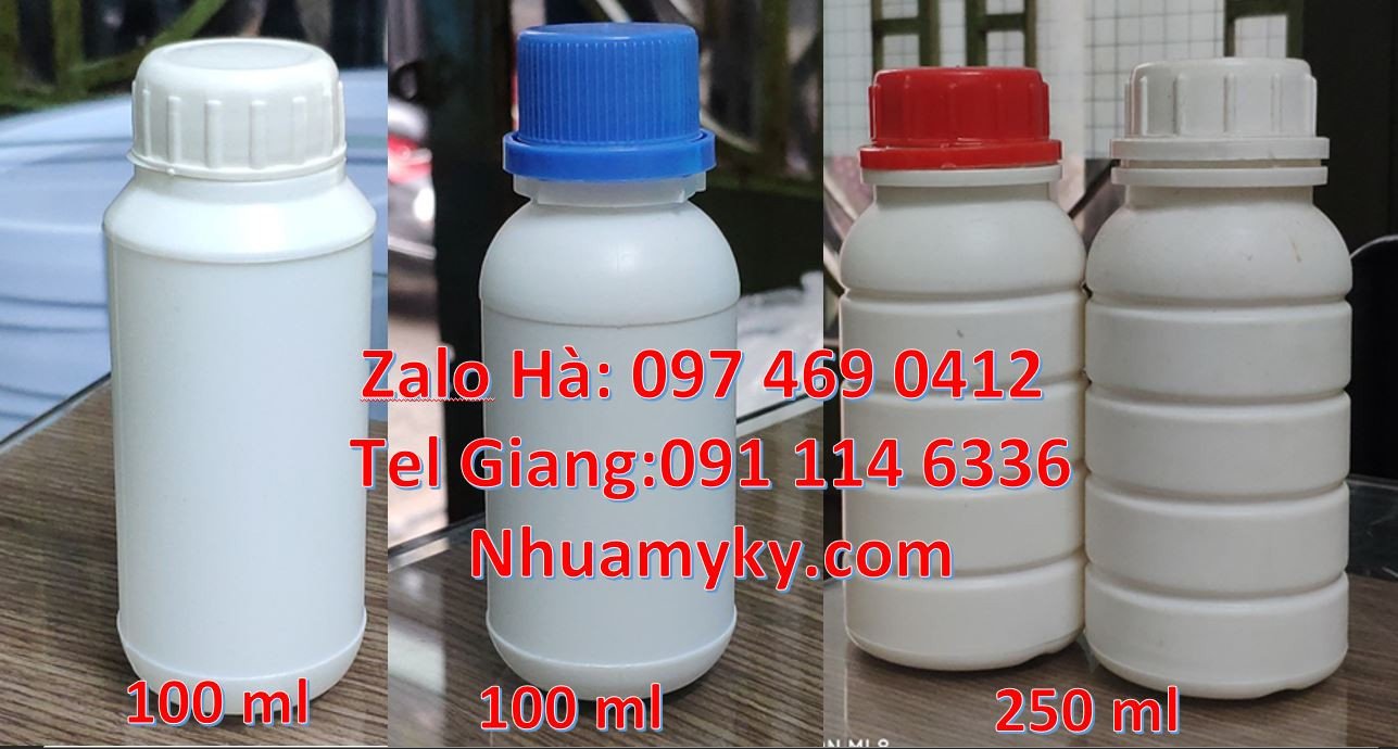 chai nhựa nhỏ 100ml đựng gia vị,chai nhựa hdpe 250ml đựng dầu mè rẻ