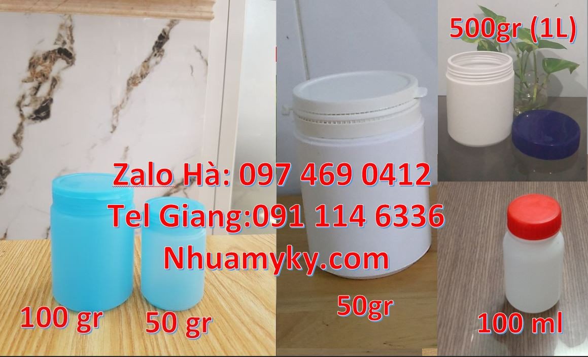 hũ nhựa đựng mứt,hũ nhựa hdpe màu trắng,hũ nhựa đựng bột ngọt giá rẻ