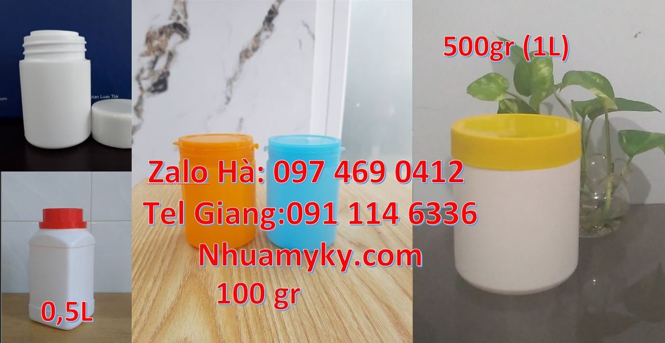 hũ nhựa đựng mứt,hũ nhựa hdpe màu trắng,hũ nhựa đựng bột ngọt giá rẻ
