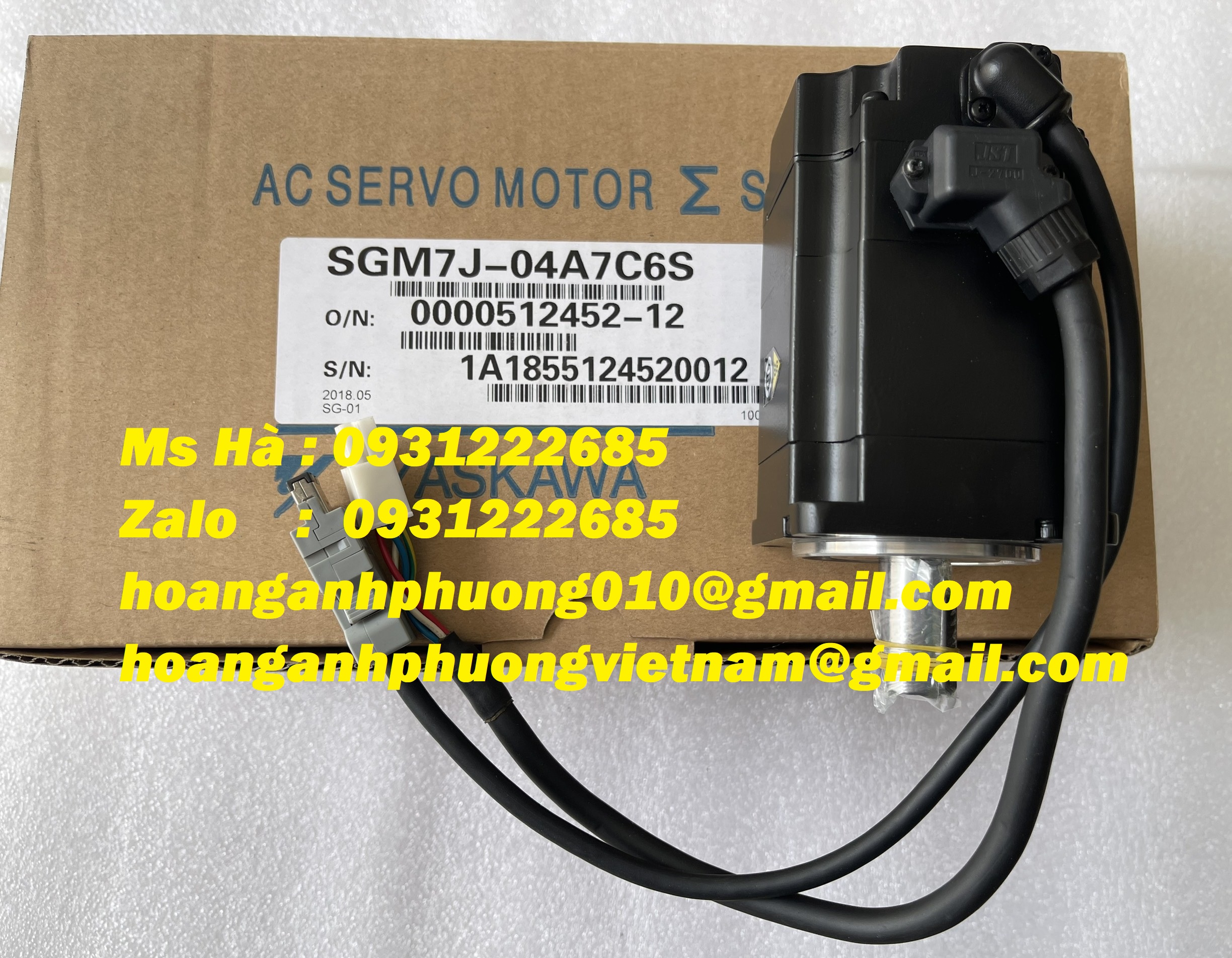 Bộ động cơ nhập giá tốt dòng yaskawa SGM7J-04A7C6S