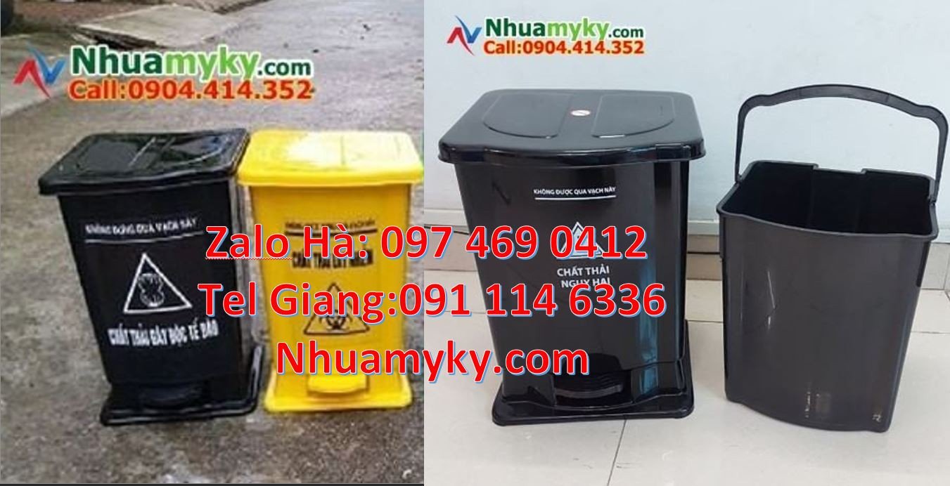 thùng rác y tế cỡ nhỏ,thùng rác y tế 20l,thùng rác dành cho bệnh viện