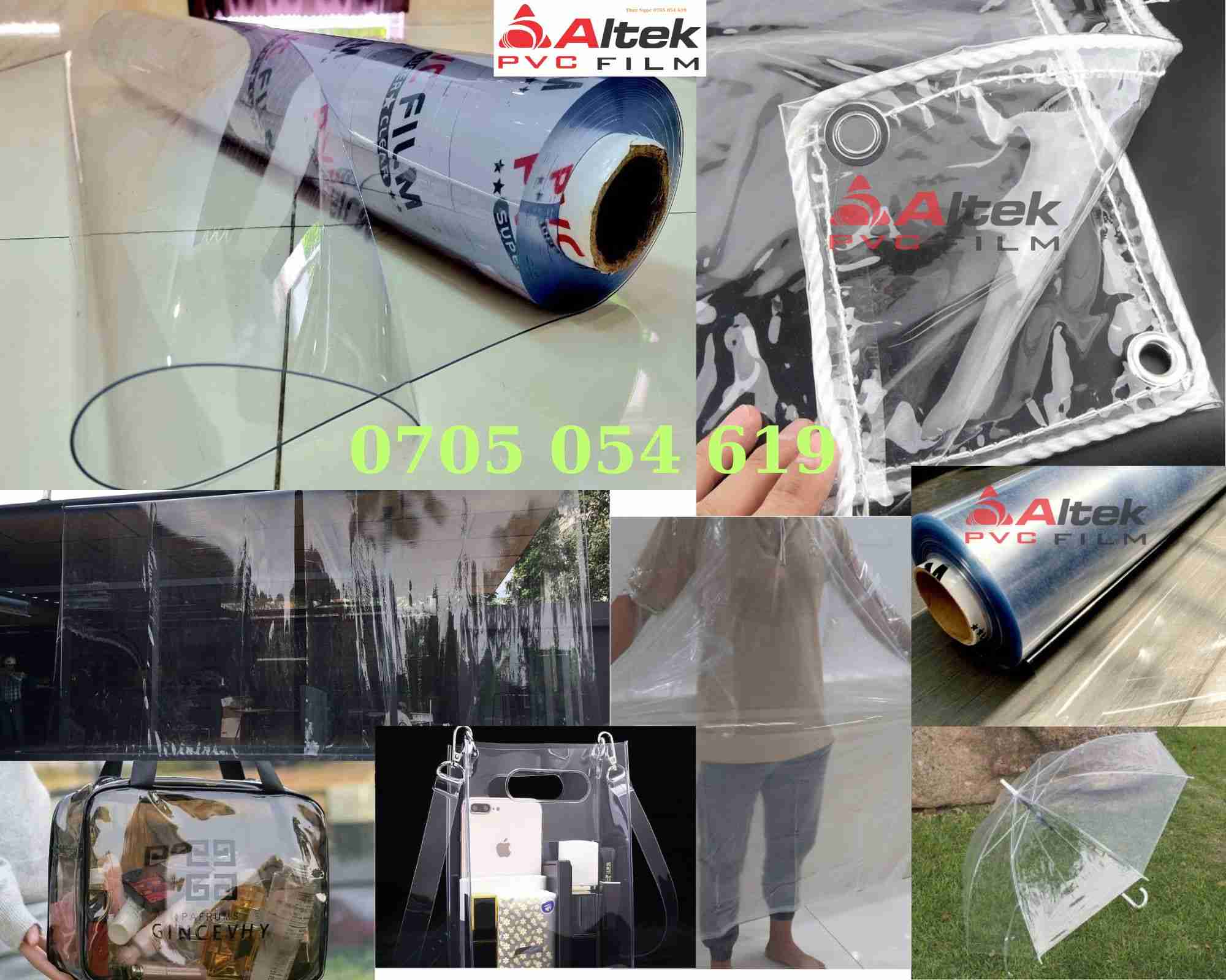 màng nhựa pvc dẻo siêu trong và ứng dụng