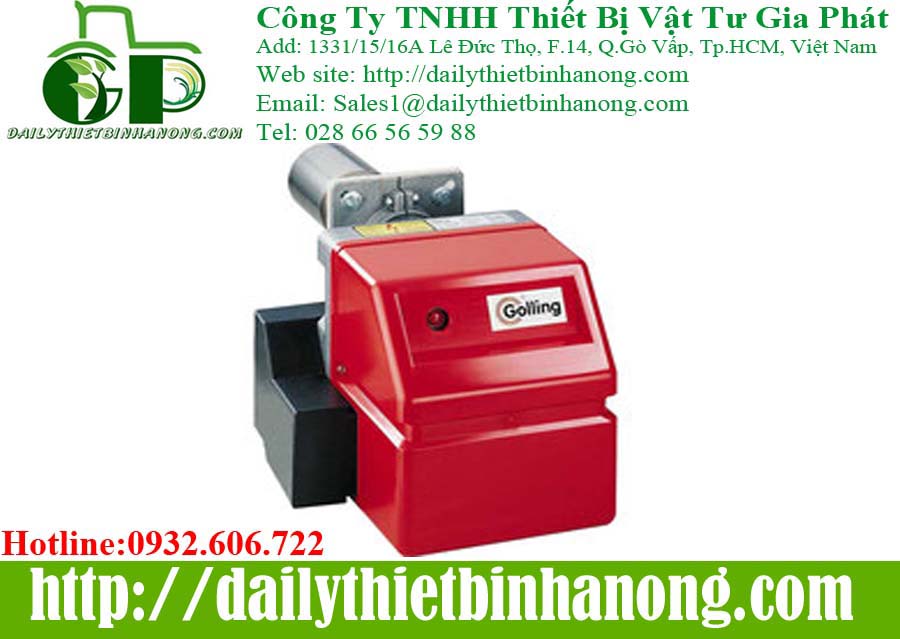Đầu đốt khí gas Golling dòng GLG 2 cho hệ thống dẫn khí