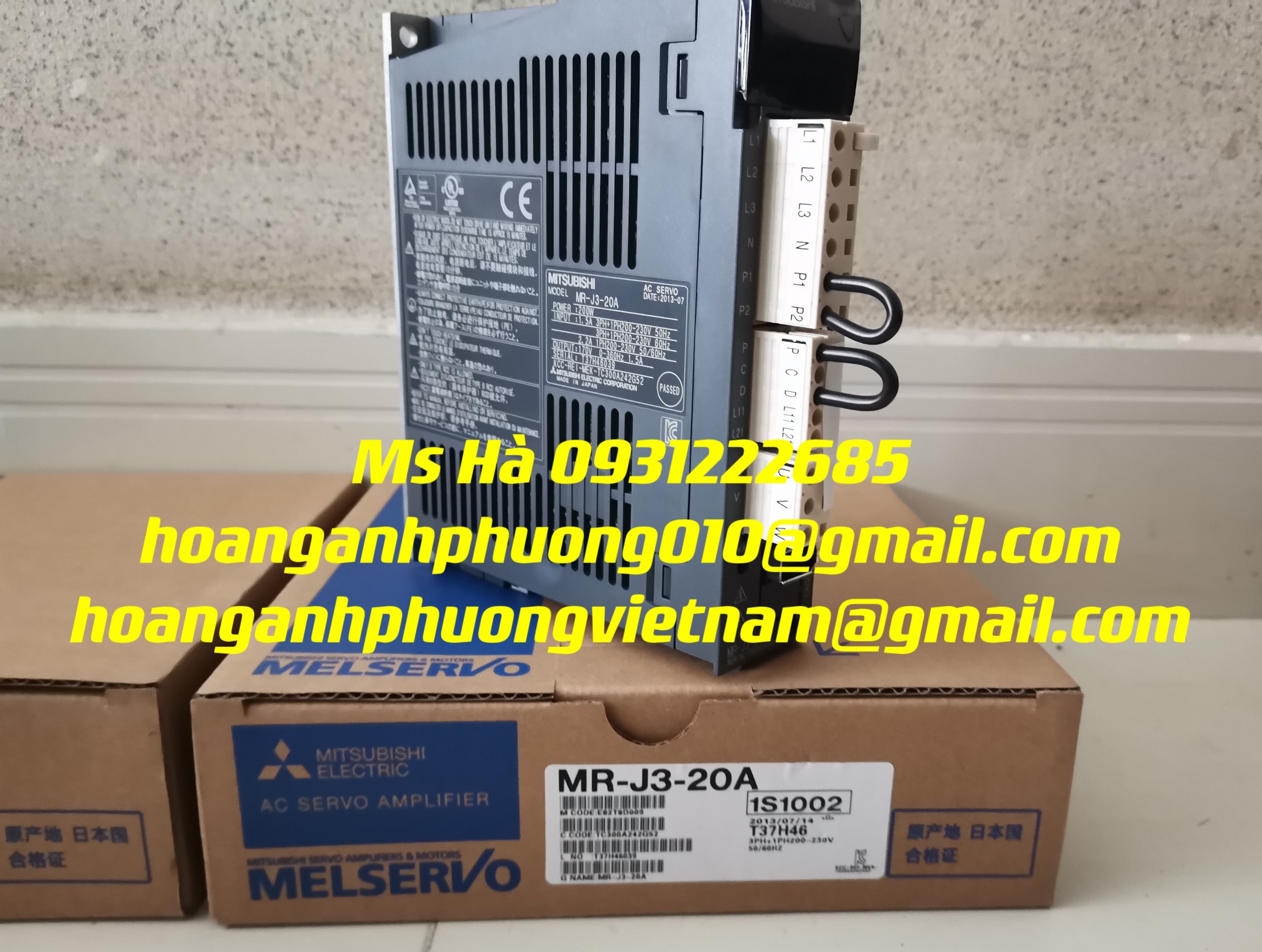 Bộ driver giá ưu đãi hàng nhập mitsubishi MR-J3-20A
