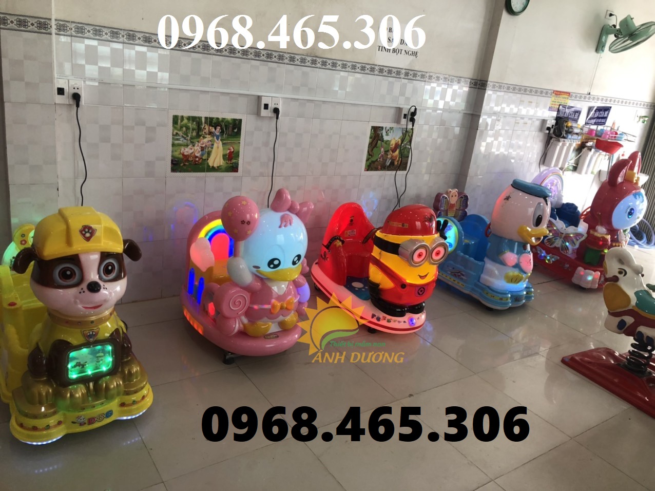 Thú nhún điẹn nhập khẩu nhiều mẫu dành cho khu vui chơi trẻ em