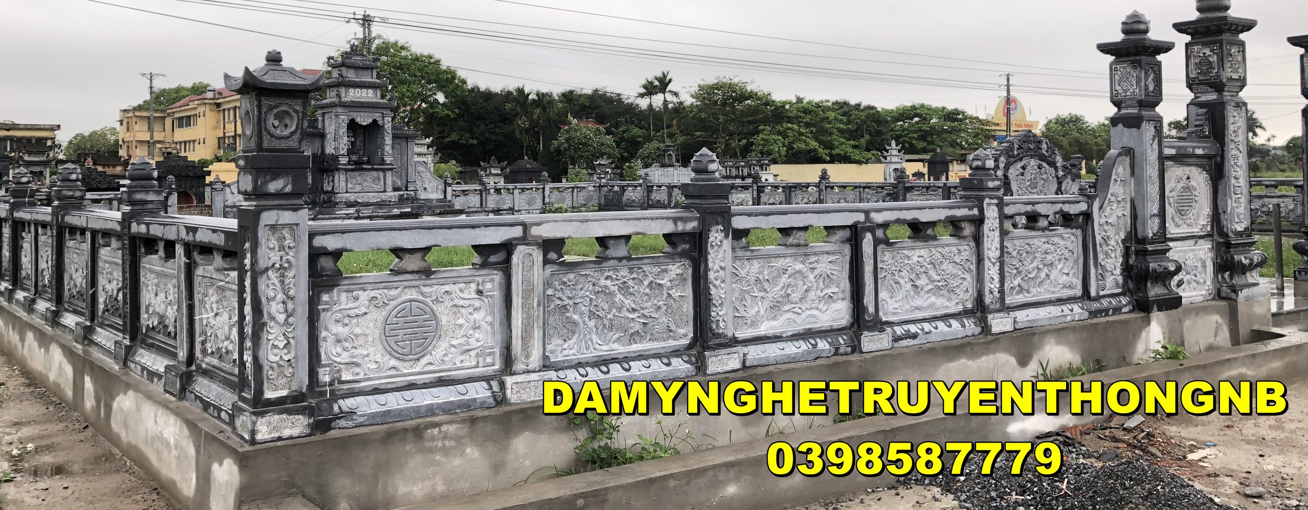 xây khu lăng mộ đá đẹp nhất tại bình dương