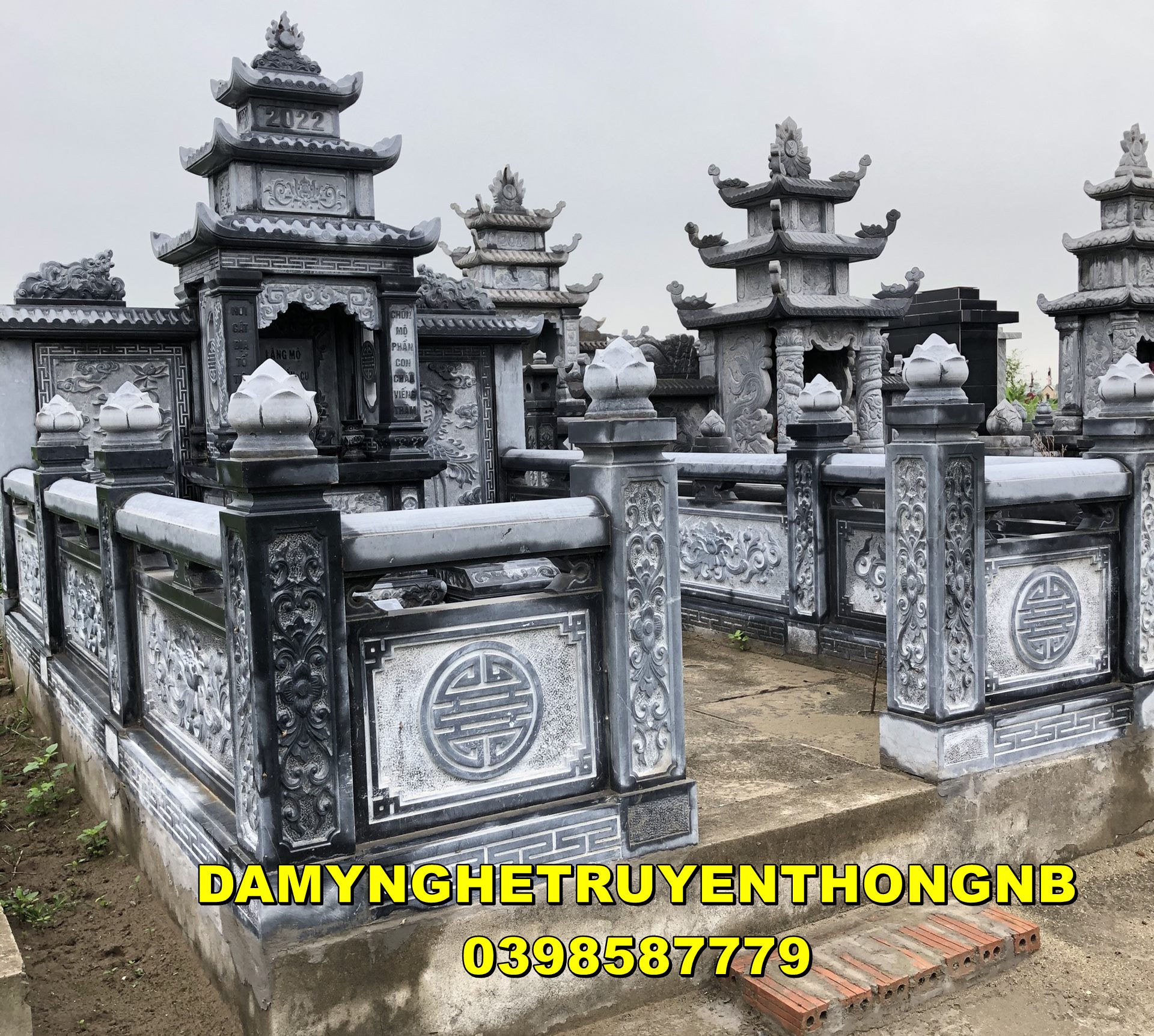 xây khu lăng mộ đá đẹp nhất tại bình dương