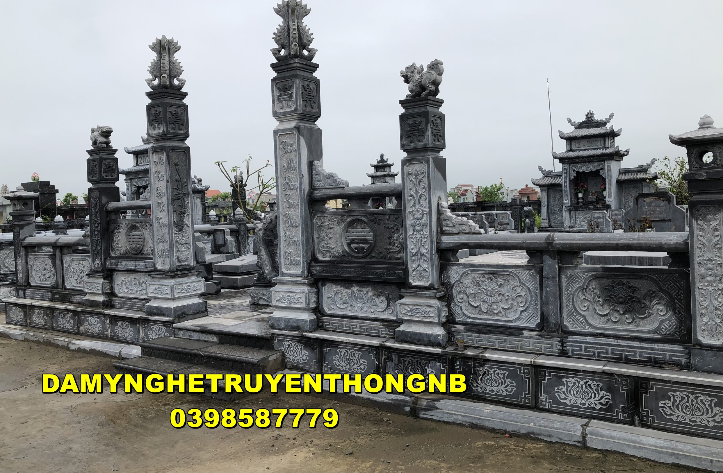 xây khu lăng mộ đá đẹp nhất tại bình dương