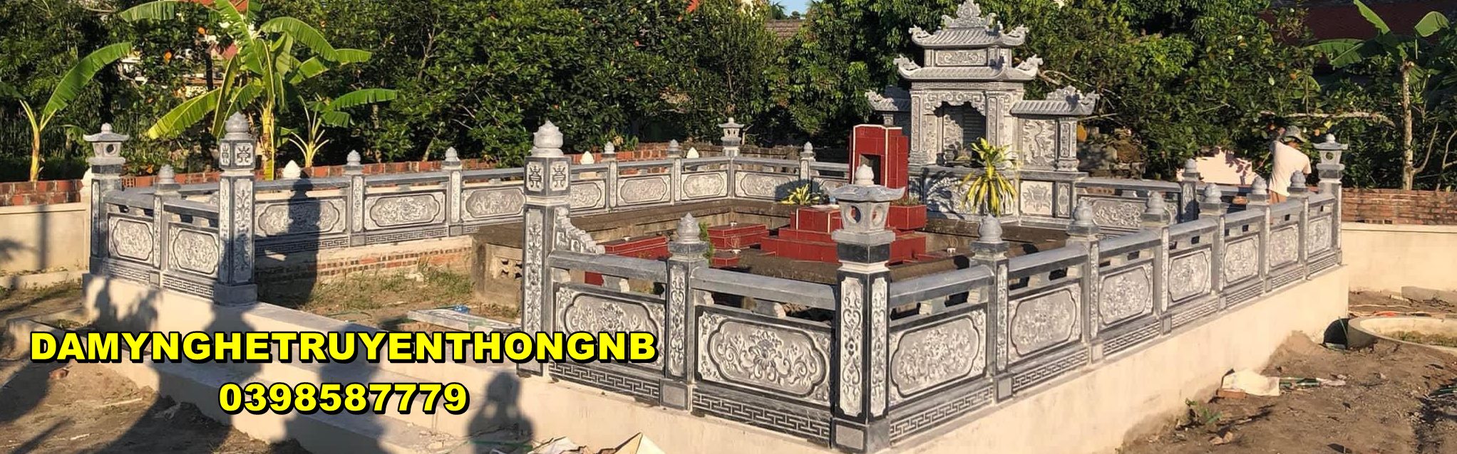 xây khu lăng mộ đá đẹp nhất tại bình dương