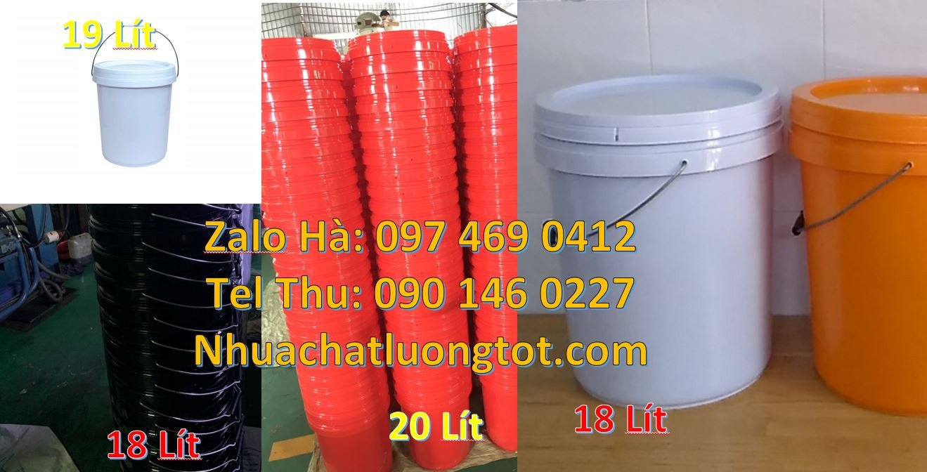 thùng đựng sơn,thùng sơn 20l đựng hóa chất,thùng sơn 18l giá rẻ hcm