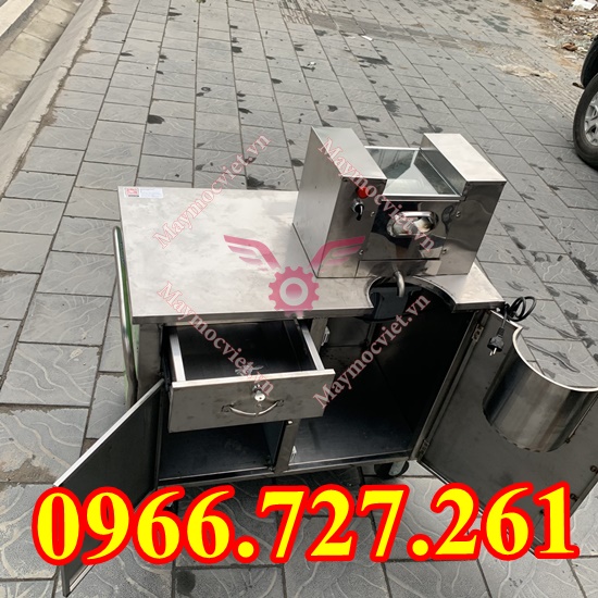Máy ép mía 2 cây bàn dài siêu sạch