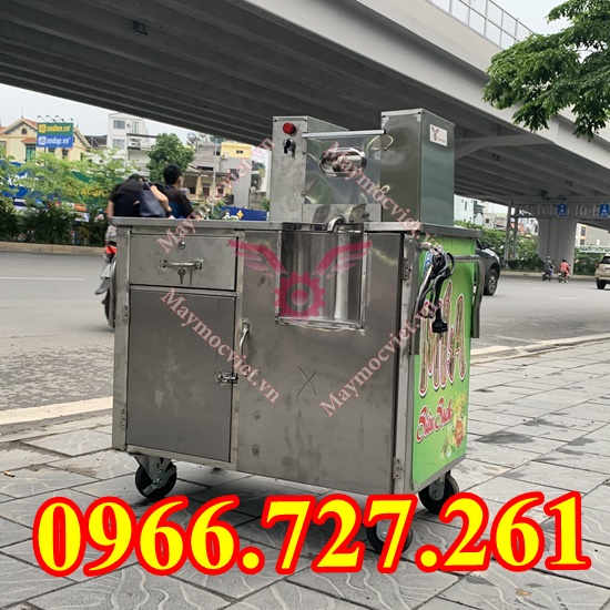 Máy ép mía 2 cây bàn dài siêu sạch