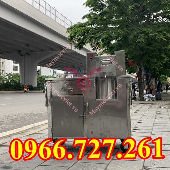 Máy ép mía 2 cây bàn dài siêu sạch