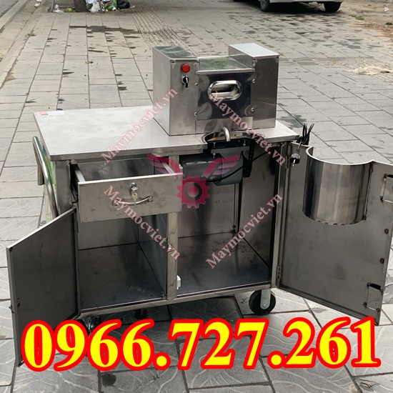 Máy ép mía 2 cây bàn dài siêu sạch