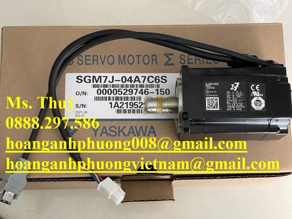 Chính hãng  Servo Motor Yaskawa SGM7J-04A7C6S  Toàn Quốc