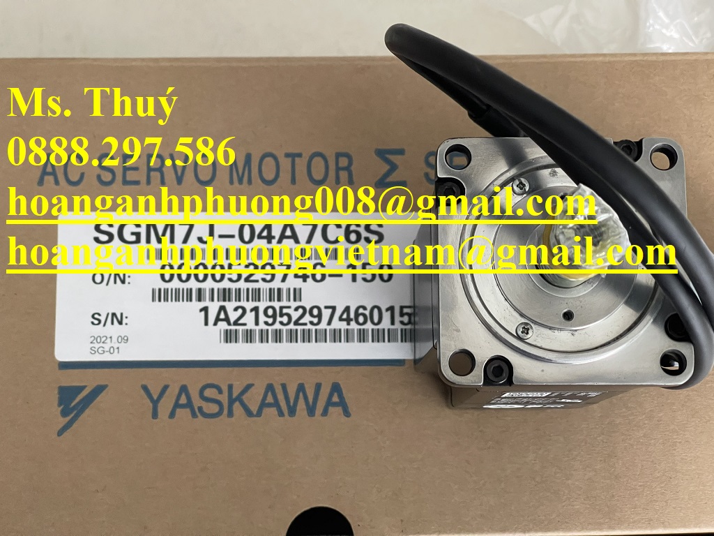 Chính hãng  Servo Motor Yaskawa SGM7J-04A7C6S  Toàn Quốc