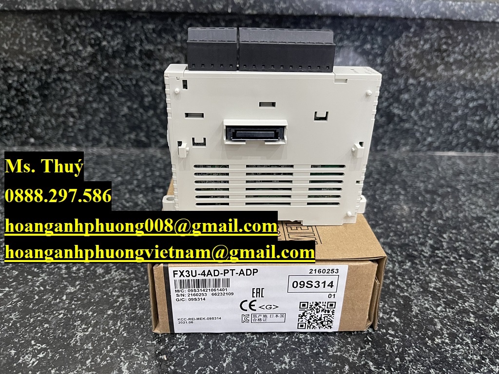 FX3U-4AD-PT-ADP  Mô đun 4 đầu vào  Mitsubishi giá tốt