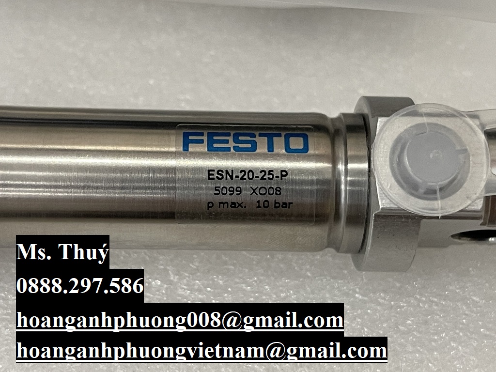 Phân phối xi lanh giá tốt  Festo ESN-20-25-P  Bình Dương