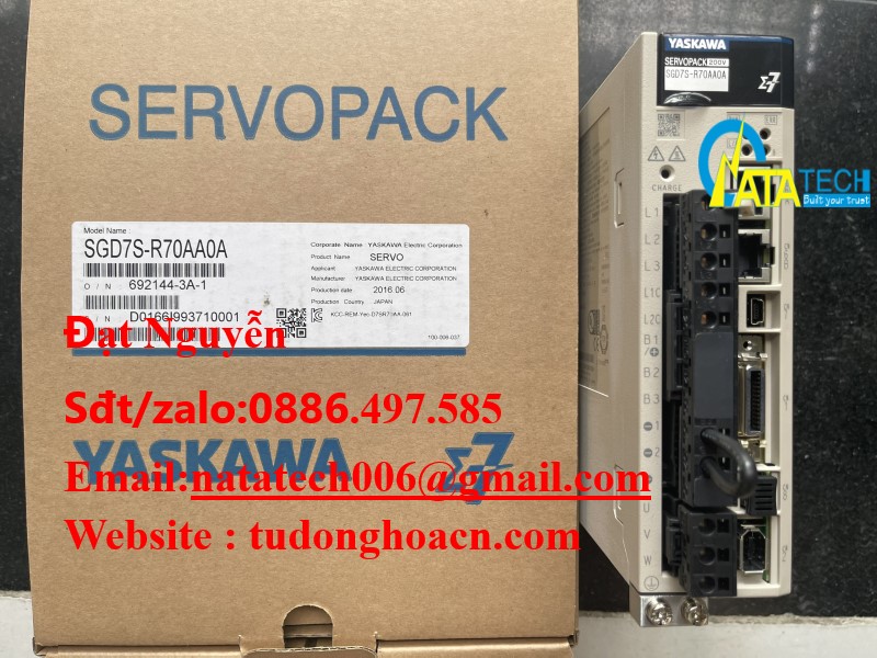 Bộ điều khiển SGD7S-R70AA0A Yaskawa chính hãng mới