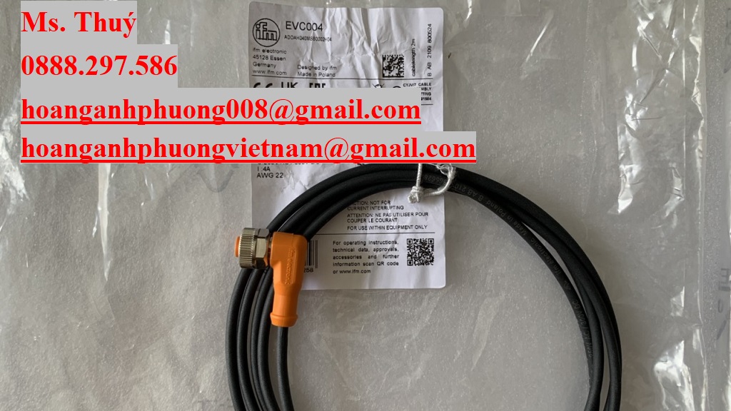 Cáp kết nối IFM EVC004 2M  Công ty Hoàng Anh Phương