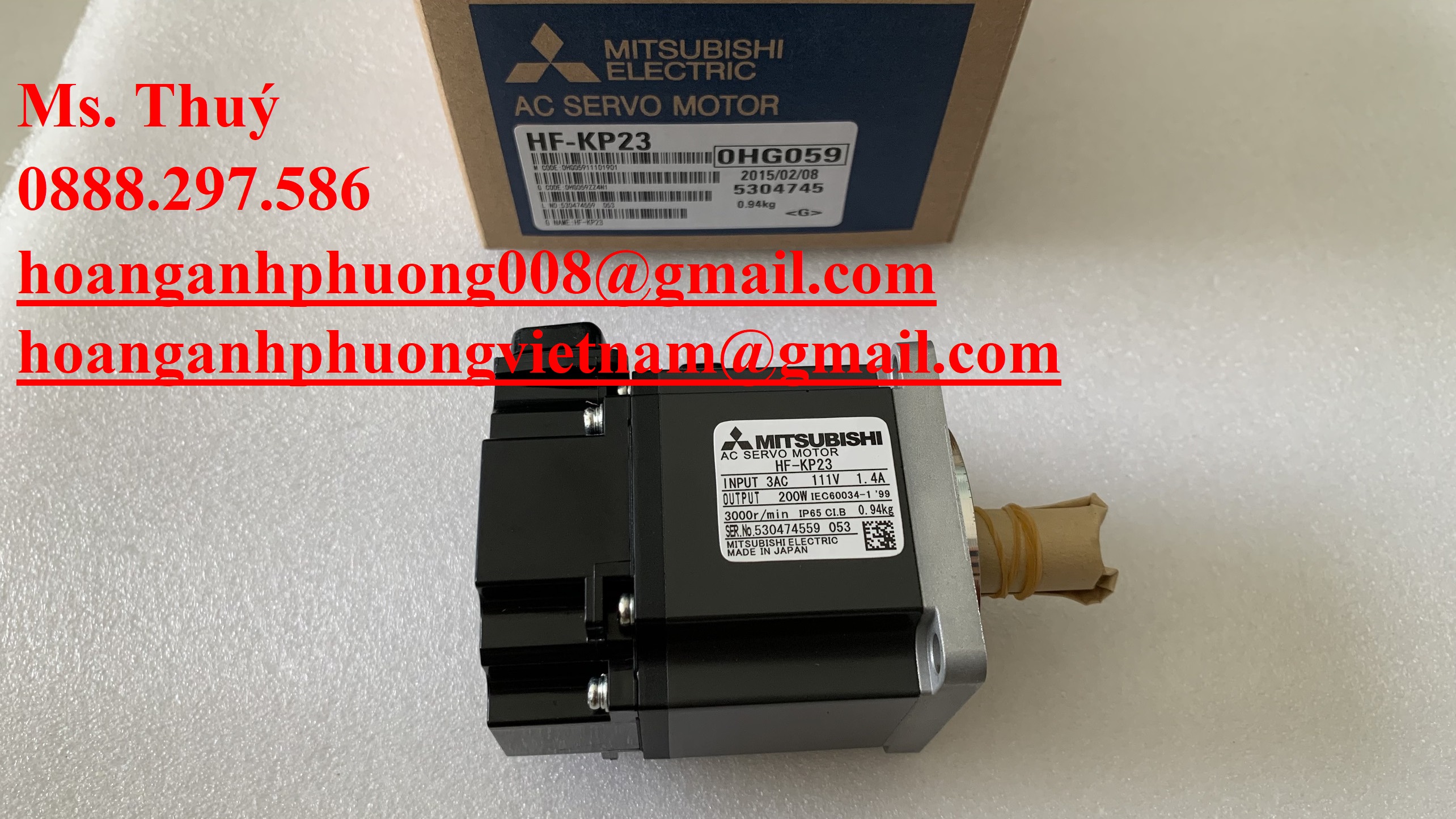 Servo Motor HF-KP23  Chính hãng Mitsubishi nhập khẩu