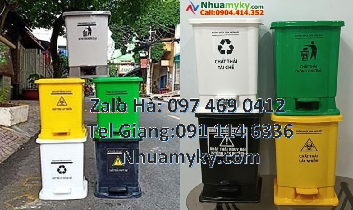 thùng đựng rác y tế,thùng rác y tế 20l giá rẻ,thùng rác y tế 60l giá
