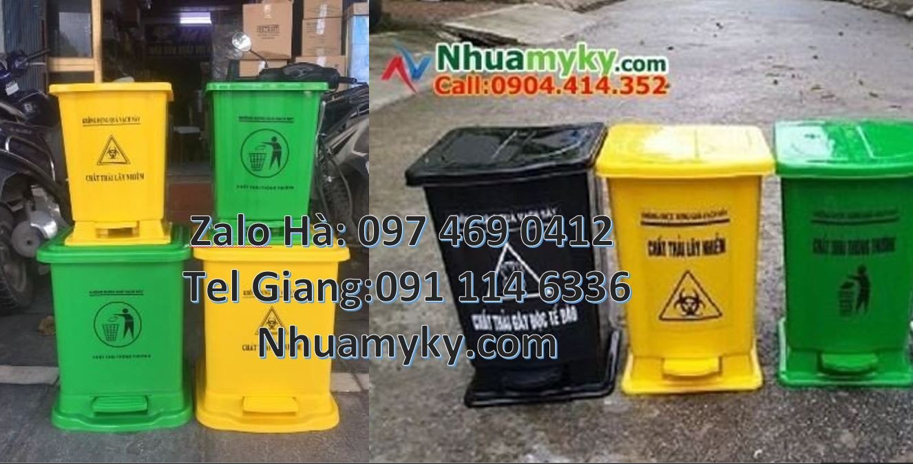 thùng đựng rác y tế,thùng rác y tế 20l giá rẻ,thùng rác y tế 60l giá