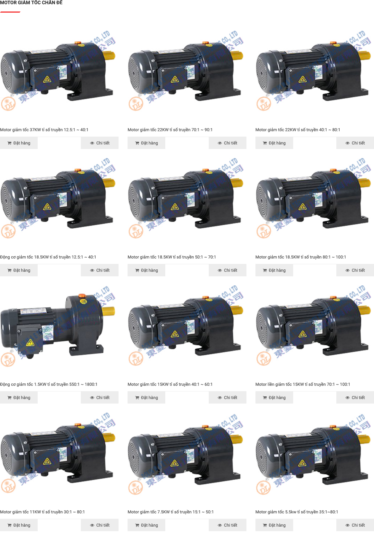 Động cơ giảm tốc - Motor điện - hộp số giảm tốc