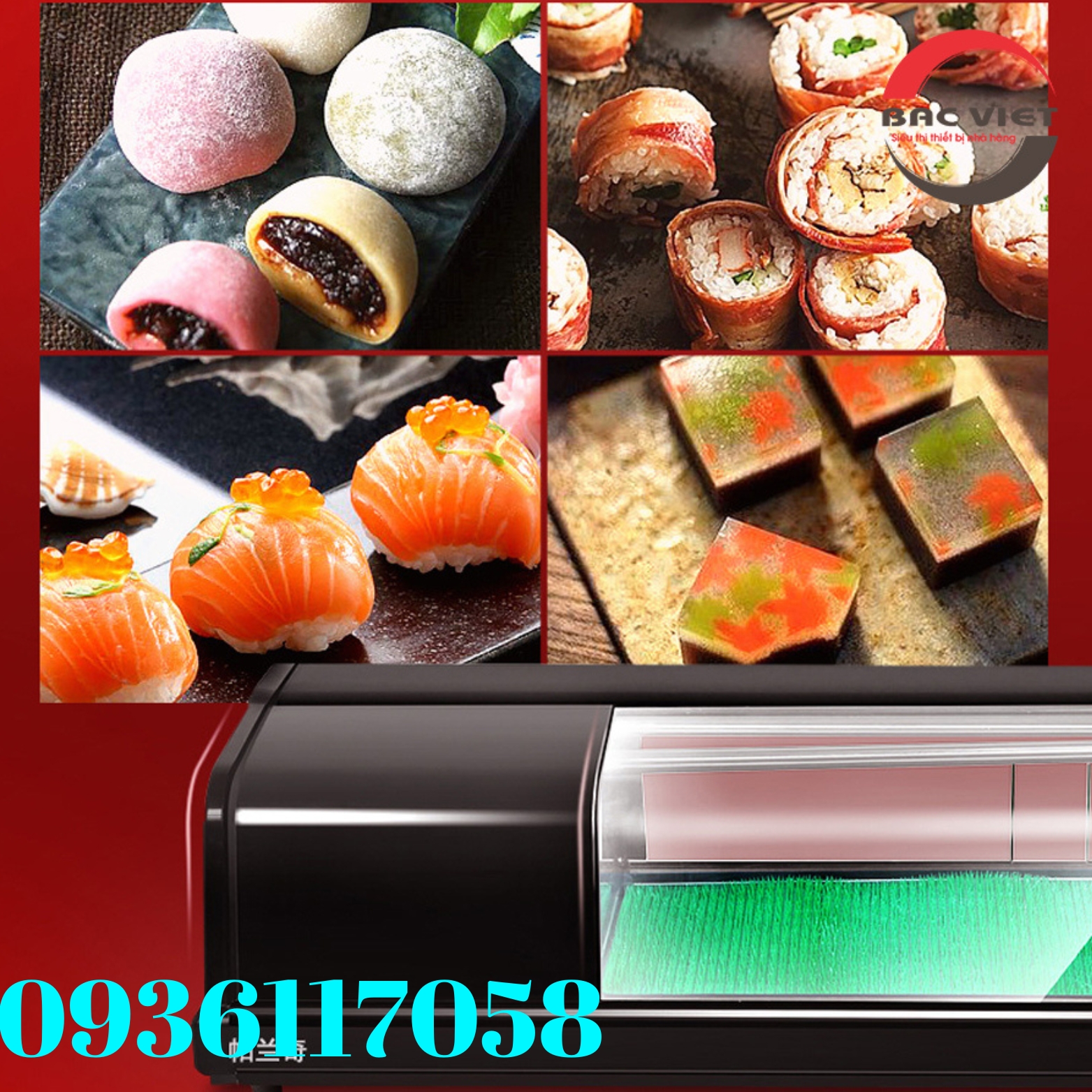 Tính năng vượt trội của tủ trưng  bày sushi