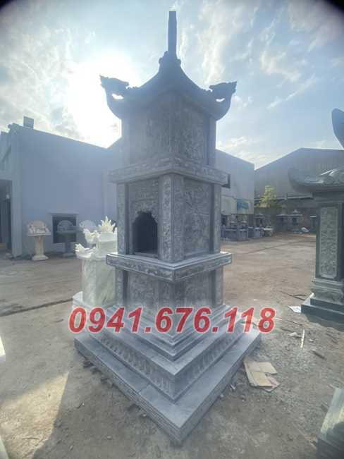 Bình định 214 tháp mộ để thờ tro cốt bằng đá đẹp bảo tháp sư