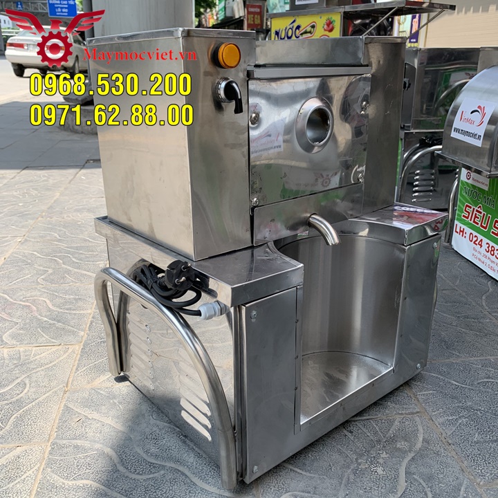 Máy ép mía 3 lô tạo bọt công suất 800w bảo hành 12 tháng