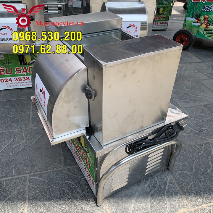 Máy ép mía 3 lô tạo bọt công suất 800w bảo hành 12 tháng