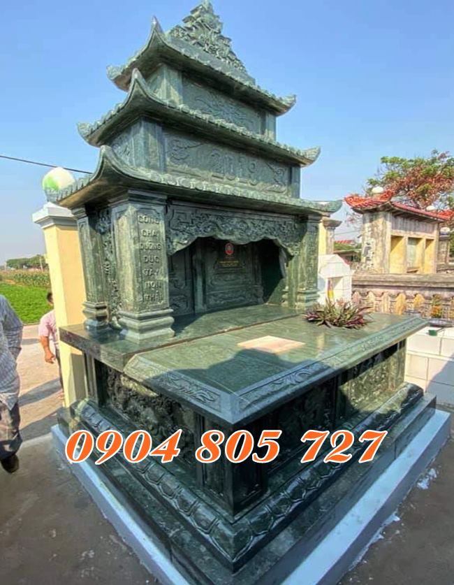 Tháp mộ đá để hũ tro cốt xây bằng đá tại Tây Ninh