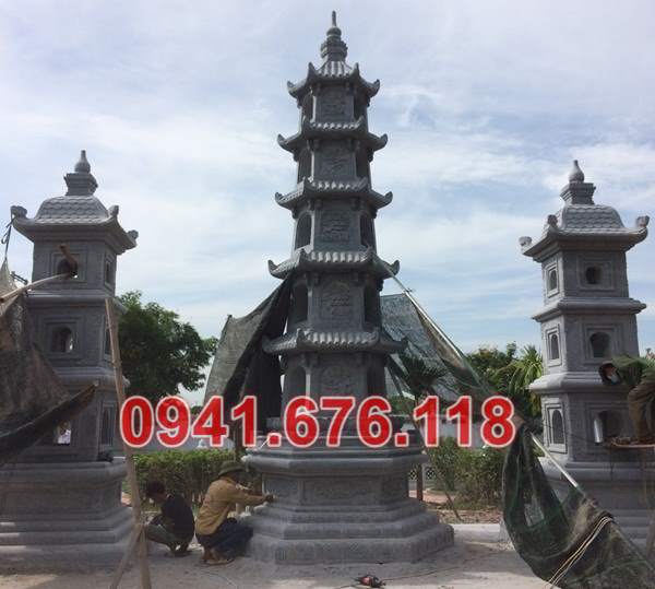 4953 điện biên mộ tháp sư phật giáo đá vườn bảo tháp