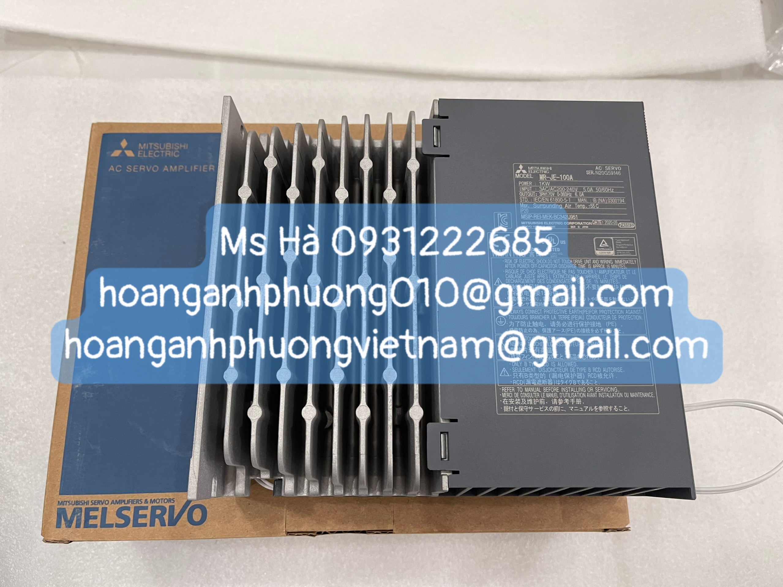 Dòng điều khiển mitsubishi MR-JE-100A hàng chính hãng