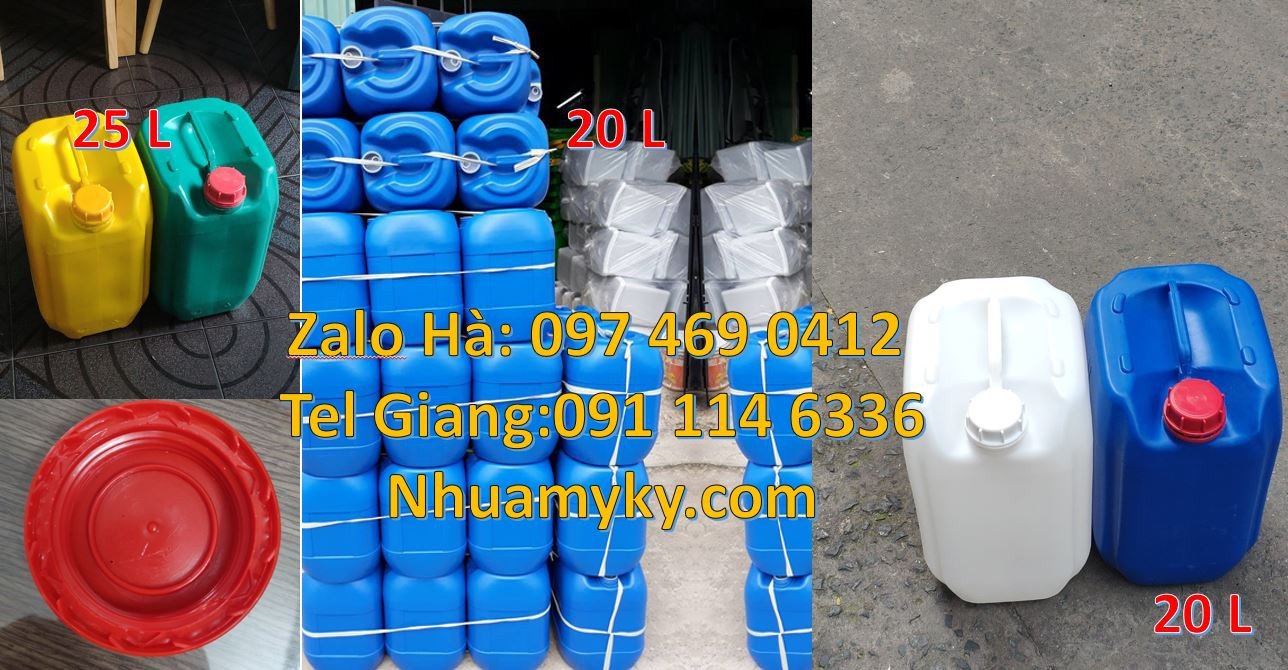 can nhựa 25l đựng  hóa chất,can nhựa 20l đựng xăng dầu,can hdpe giá rẻ