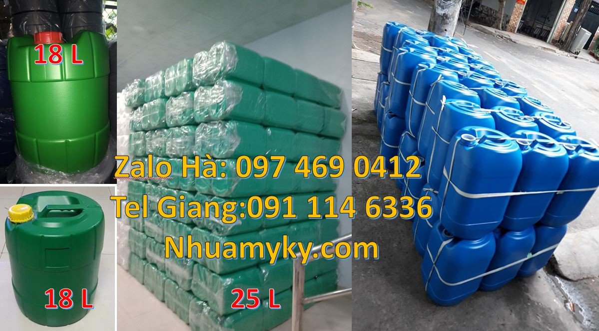 can nhựa 25l đựng  hóa chất,can nhựa 20l đựng xăng dầu,can hdpe giá rẻ