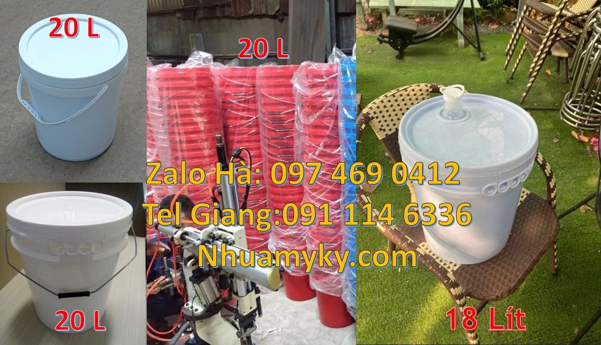 thùng nhựa 20l đựng sơn,vỏ thùng sơn đựng thức ăn gia súc,thùng sơn gá